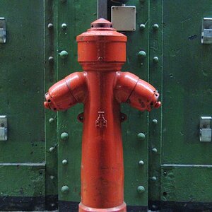 Hydrant im Elbtunnel, Hamburg
