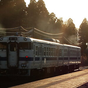 Schienenbus in Kyushu