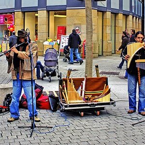 peruanische Volksmusik auf den Straßen Osnabrücks ShiftN