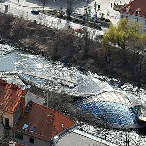 Acconci Murinsel vom Schlossberg