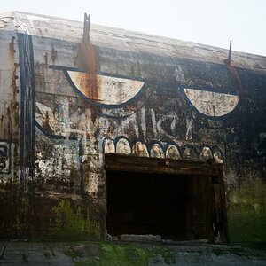 Atlantik, Frankreich, Bunker, Graffiti 7