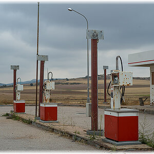 gas station