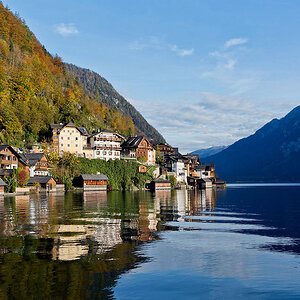 2131021 71K 0575 Morgensonne Hallstatt 1080