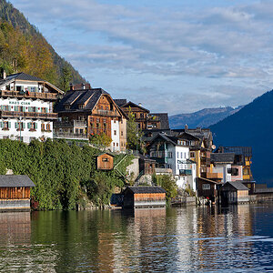 2131021 71K 0576 Morgensonne Hallstatt 1080