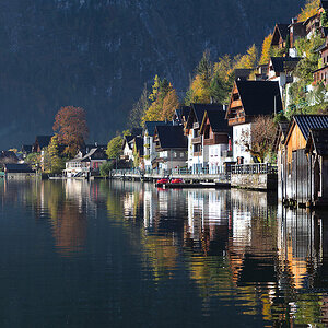 2131021 71K 0591 Morgensonne Hallstatt 1080