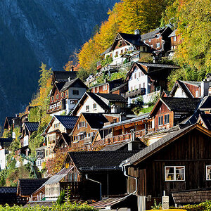 2131021 71K 0587 Häuser Hallstatt 1080