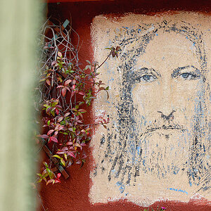 Kreide an der Wand