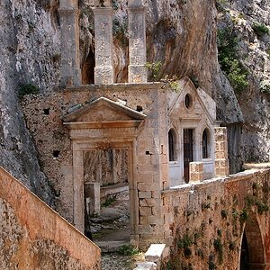 Ruinen von Katholiko auf Kreta (Halbinsel Akrotiri)