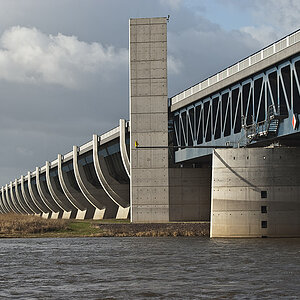 Trogbrücke 1 Wasserstrassenkreuz bei Magdeburg