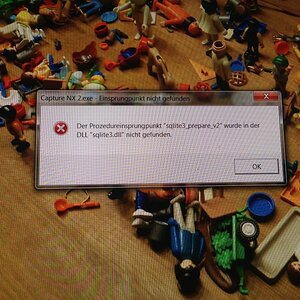 Capture NX2 Fehlermeldung