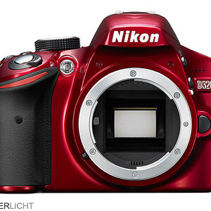 Nikon D3200 rot Bajonett red front mirror
