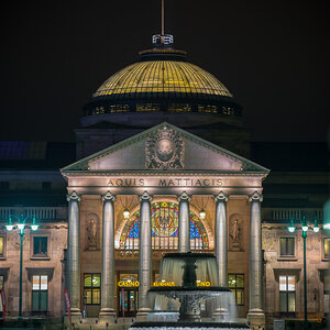Kurhaus bei Nacht