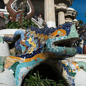 barcelona park guell 3