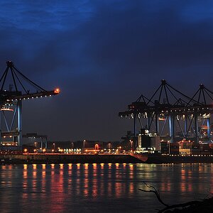 CT Altenwerder abends,HYUNDAI Together,NYK Orion 026