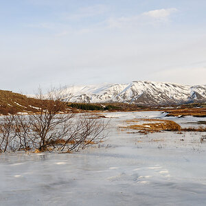 Thingvellir, Blick Richtung Berge