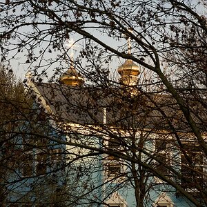 Russisch orthodoxe Kirche am Spreekanal in Berlin