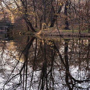 Kanal im Schlosspark in Berlin