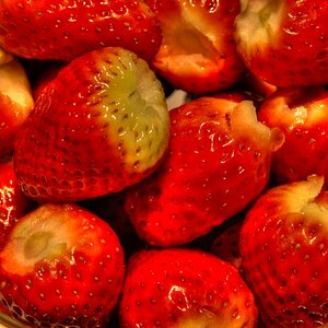 HDR-Bild Erdbeeren