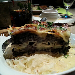 Blutwurst Lasagne