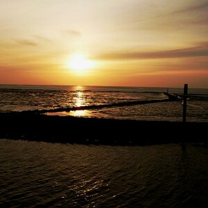 Sonnenuntergang auf Norderney