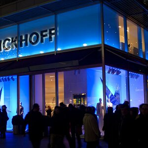 Shopping bei Nacht