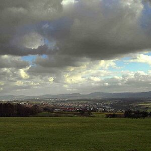 L002 Schlichtener Höhe, Blick zur Alb bei Göppingen