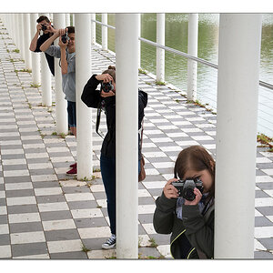 4-mal knips in der Wandelhalle