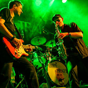Wolfgang Uhlich, Matthias Schinkopf, Dire Strats im Café Hahn, Koblenz am 10.05.2014