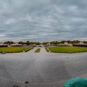 Panorama mit Graufilter Nymphenburger Schloss