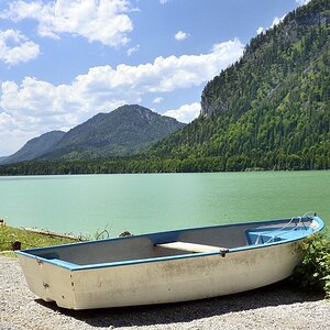 Boot Sylvensteinsee