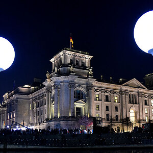 Lichtgrenze, 25 Jahre Berliner Mauer