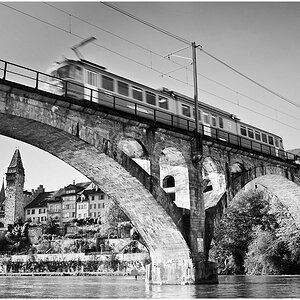 Zug-Brücke