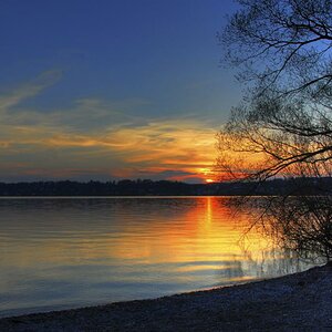 Sonnenuntergang am Starnberger See
