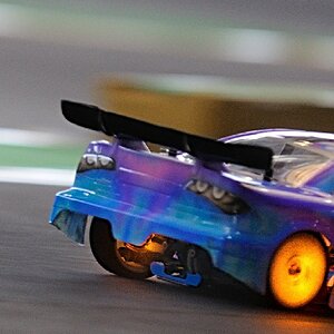 Modellauto DTM Anbremsen7