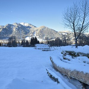 Wintermorgen Isarwinkel