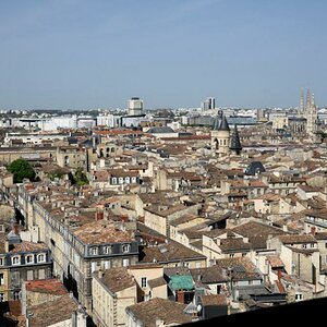 Bordeaux vom Turm St-Michel,
bitte die gleiche korrigierte Kopie im Album anschauen 
DSE 0143