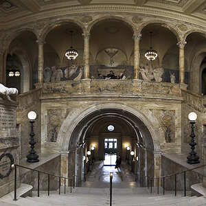 Boston Public Libary Panorama