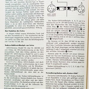 Leica Fotografie 1951 Filmaufzugsknopf 1056950