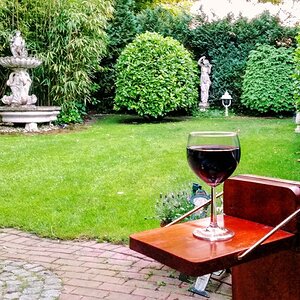 Nach der Gartenarbeit