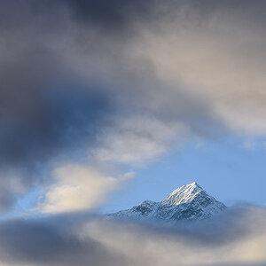 Annapurna II morgens von  klein