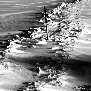 Schneeverwehung