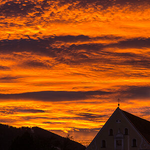 Abendhimmel Bad Tölz