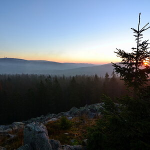 Brocken am Morgen