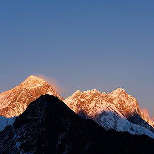 Everest von Gokyo Ri klein