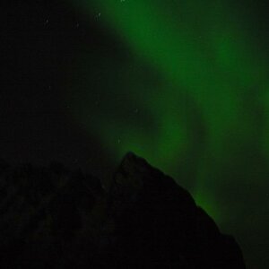 Nordlicht bei Finnkirka