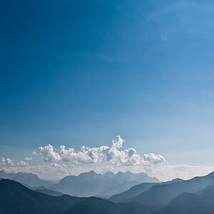 "Big Sky" - Blick von der Kohleralm Richtung Südwesten (oderso).