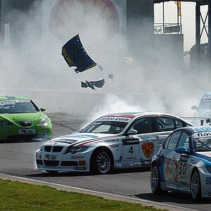 Zanardis Startunfall WTCC 2007, Motorsport Arena Oschersleben