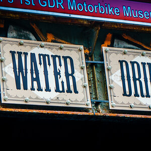 berlin im Jan 2016 - save water drink beer