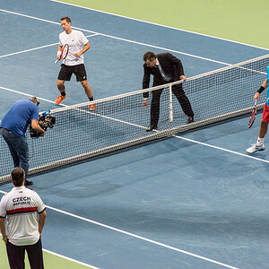 Davis Cup Deutschland - Tschechien, TUI Arena Hannover, 04.03.2016, Nikon D800/2.8/70-200