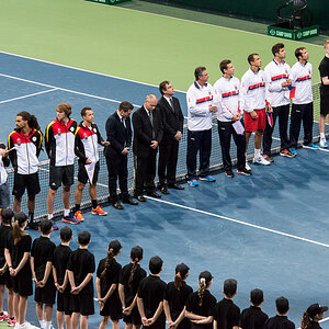 Davis Cup Deutschland - Tschechien, TUI Arena Hannover, 04.03.2016, Nikon D800/2.8/70-200